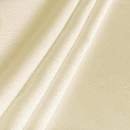Image of sancua Rectangle Tablecloth - 54 x 78 Inch - Stain and Wrinkle Resistant Washable Polyester Table Cloth, Decorative Fabric Table Cover for Dining Tables, Buffet Parties and Camping, Beige