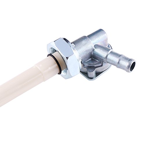 Qiilu Motorrad Kraftstoff Ein/Aus Ventil Schalter Petcock Öltank Schlauchhahn Für Honda STEED VT400 600 CBR400