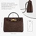 Suede Woven Tote Bag for Women Leather Shoulder Handbag Designer Top Handle Purses(Grey)