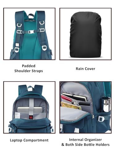 Image of Lavie Sport Enchant Laptop Backpack | 36 Liters | Fits Upto 16 Inch | Laptop Compatiable | Rain Cover | Gift for Biys & Girls
