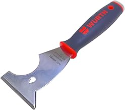 Würth Professional Stainless Steel Multifunctional Scraper 75 mm with Impact Cap, Paint Scraper, Spatula, Universal Spatula 0714663355