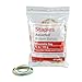 Staples Economy Rubber Bands, 1/4 Lb. Resealable Bag, 600/Carton (ST28614/28614VS)