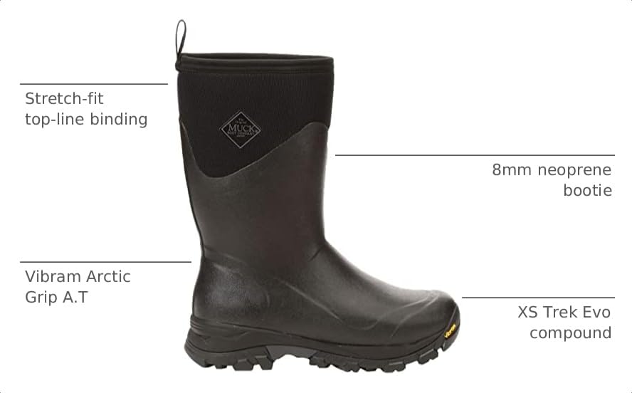 Image of MUCK Men's Arctic Ice Mid Waterproof Snow Boots