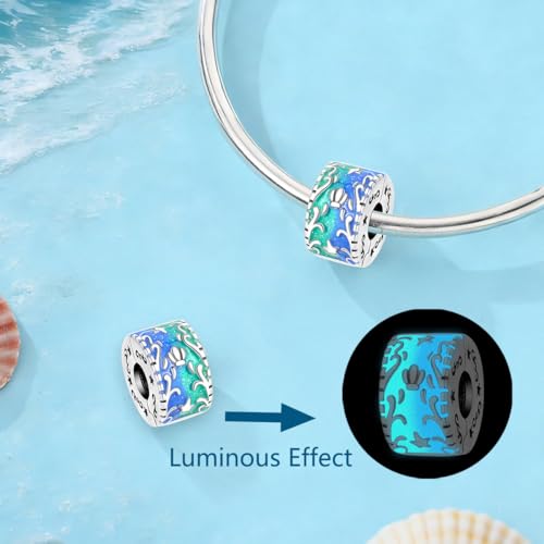 Image of 925 Sterling Silver Charms,Hypoallergenic Beads,Compatible with Pandora Bracelets and Necklaces,Women Holiday Gift Pendants