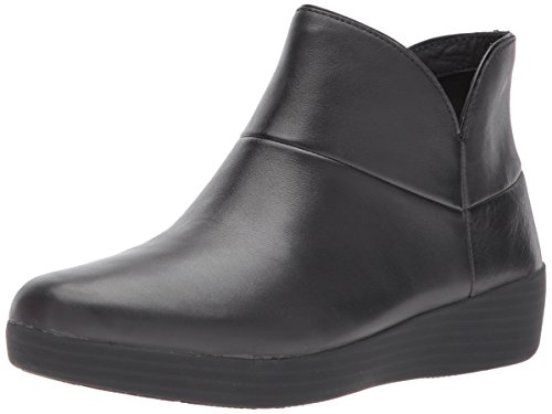 Preisvergleich Produktbild FitFlop Loafers Leather Beatles Con Cerniera J07-090 Supermod Black