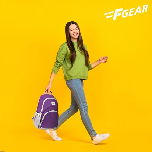 Image of F Gear Lume 14L Soft Backpack | Water Resistant Fabric, Lightweight Unisex Daypack with 1 Compartment & 1 Pocket | Perfect for College, Office, Travel & Everyday Use for Men & Women
