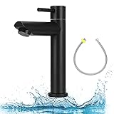 ❀ Aireador Ideal: El aireador introduce aire en el flujo de agua para crear un flujo de agua más grande y blanco que es suave al tacto y no salpica. El filtro del aireador puede atrapar pequeños residuos que, de otro modo, se filtrarían por el grifo. Aunque el aireador puede estar obstruido con suciedad y escombros, aún es fácil de quitar y limpiar.