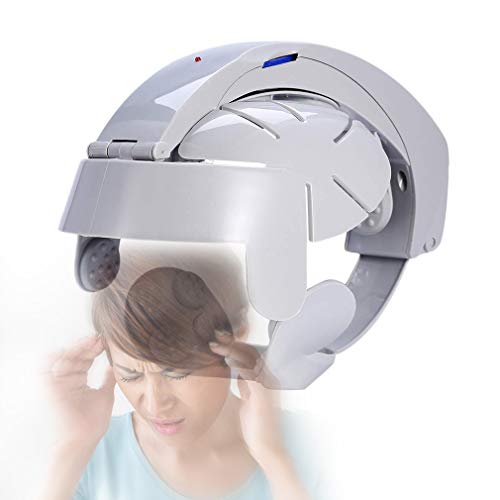 NEWFEIBIN Intelligentes Kopfmassagegerät Entspannungsmassage Mit Helm Mit Mehrfrequenzvibration Für Angenehme Massage