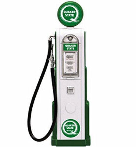 Digital Gas Pump Quaker State, White - Yatming 98801 - 1/18 scale diecast model