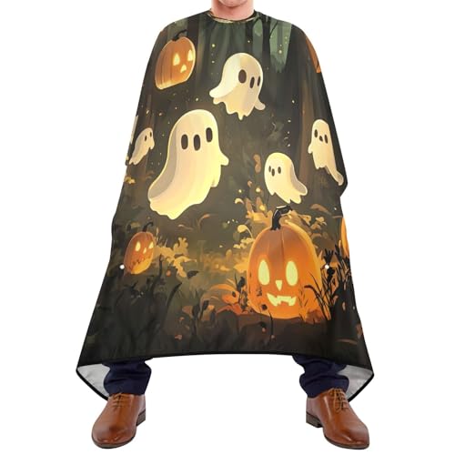 Capa Profesional de Barbero Halloween con Ajuste Impermeable