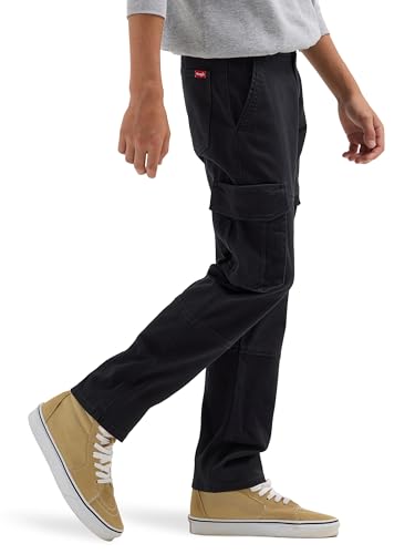 Wrangler Authentics 112359981 Boys' Cargo Pant, Black thumb #1