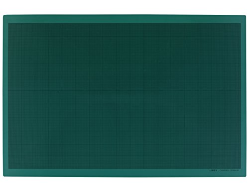 Linex Schneidematte A1 60x90cm, mit mm-Raster, selbstheilende Schnittfläche, grün