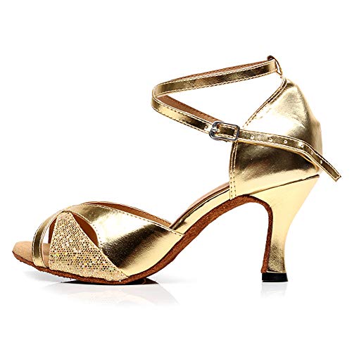 Souliers de danse latine salsa pour femmes et chaussures de danse de bal tango modèle 6187