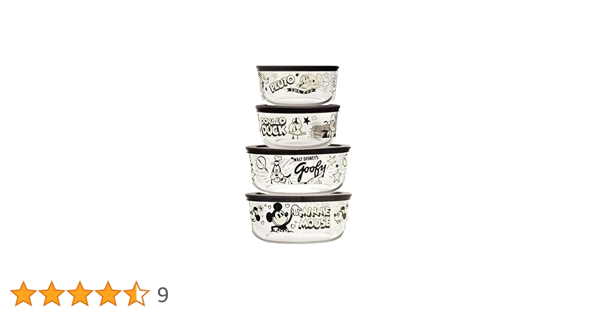 Disney pyrex ディズニー100周年記念 Pyrex Disney 100th Anniversary Glass Food Storage Snack