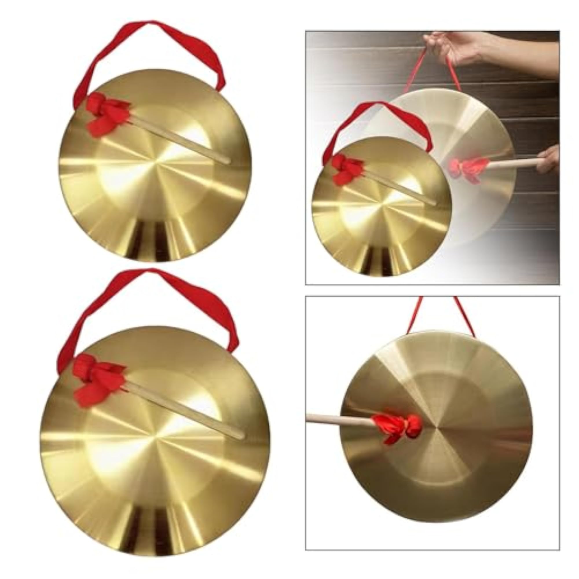 Portable Metal Hand Gong for Celebrations