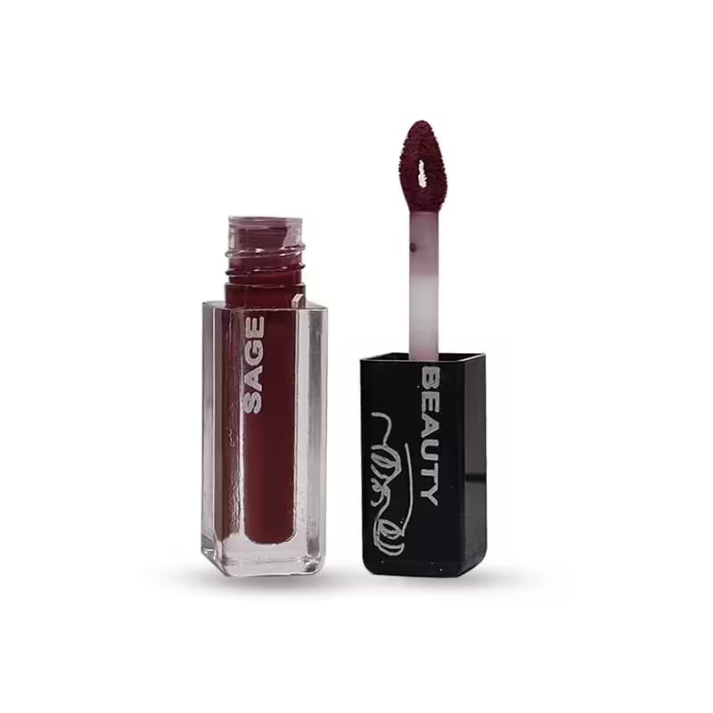 Image of Forever Matte Liquid Lipstick, Transfer-Proof, Smudge-Proof, Long Lasting, Infused with Vitamin E & Jojoba Oil - Perfect for Gifting, Wedding, Special Occasions, Travel (Brick Red)