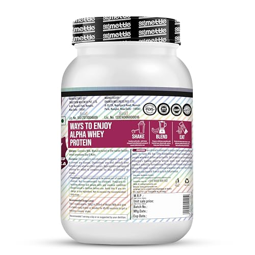 getmymettle Store Getmymettle Alpha Whey Protein Powder, Belgian - Image 4