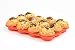 Produktbild Premium silikon Muffinförmchen für 12 Muffins | BPA-frei und Antihaftbeschichtung | spülmaschinenfeste Muffinform | leicht zu reinigen | Cupcake und Brownie Backform Backblech (rot)