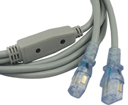 Conntek 25115-Y 10-Amp 125-Volt Hospital Grade/Green Dot Y Cord 10-Foot Sjt 18/3 105C Nema 5-15P To Iec 320-C13 #TOP2