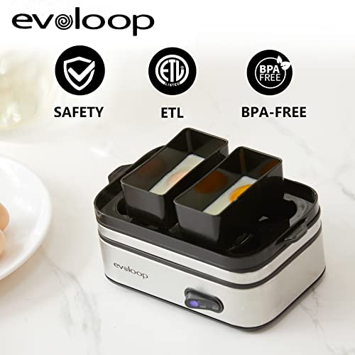 Evoloop EPS-KY-305 Rapid Egg Cooker Electric 6 Eggs Capacity, Soft, Medium, Hard Boiled thumb #6