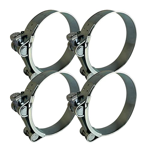 Boltza® Single Bolt Hose Super Clamp 98-103mm Clip Silicone Rubber Exhaust x4