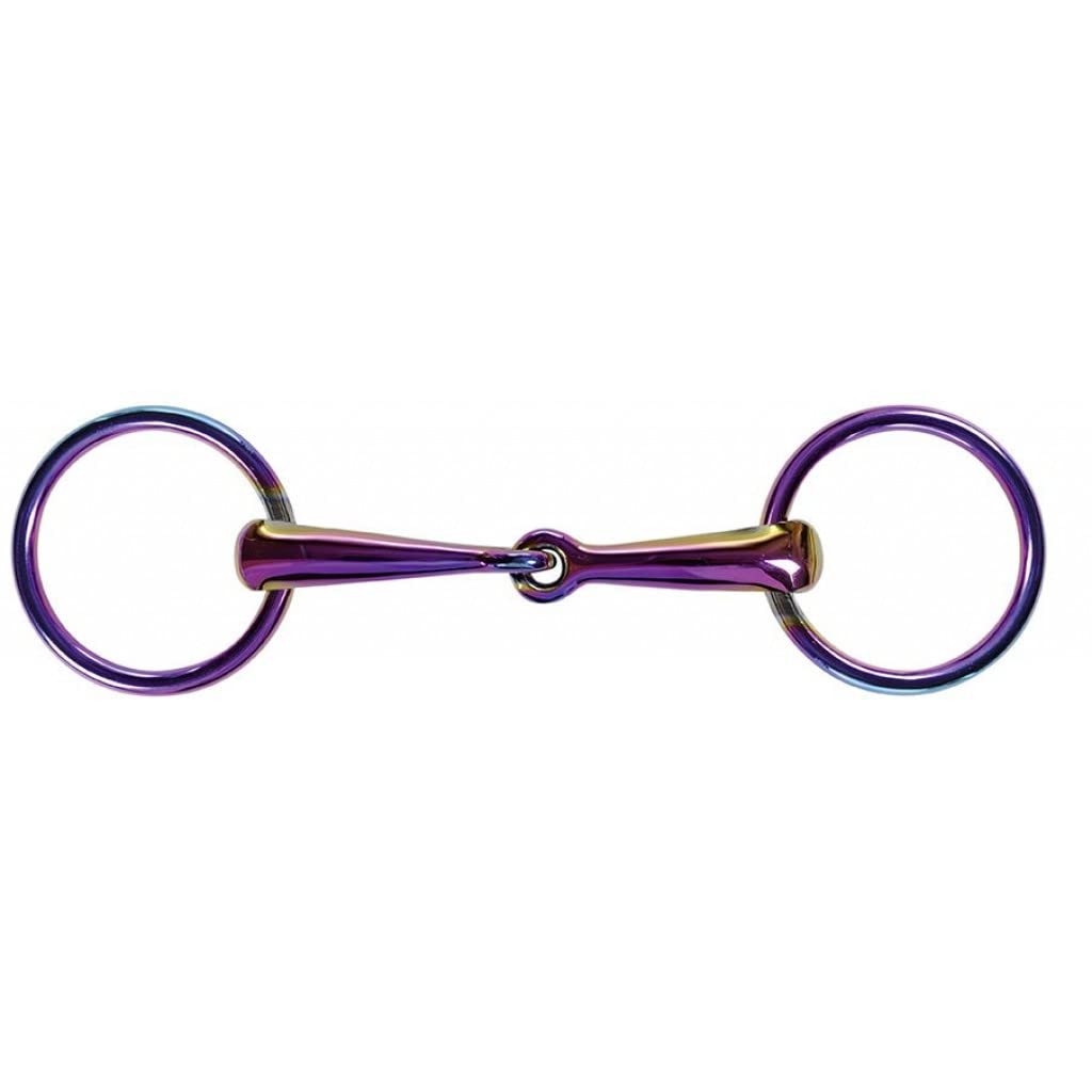 Filet à Anneau lâche HKM Rainbow 155 mm pour éviter les pincements de bouche