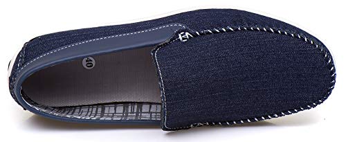 Mocassim Lona Jeans (39, Azul)
