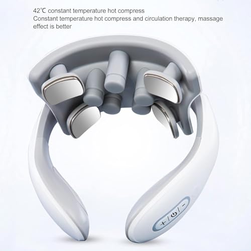 Image of Electric Neck Massager with Heat | Pain Relief Deep Tissue, Intelligent High-End Shiatsu Vibrating Neck Massage | Electric Massager for Neck Relaxation, Wireless Massager for Home and Office (Stanard)