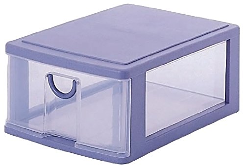 サンコープラスチック 小物収納 エルピス 幅25.2×奥35×高14.9cm ストーンブルー