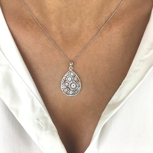 Collier en forme de goutte d'eau rétro chic pour illuminer vos tenues