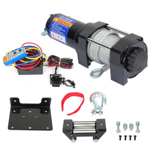 SCITOO 4000LBS 12V Electric Winch with Wireless Remote
