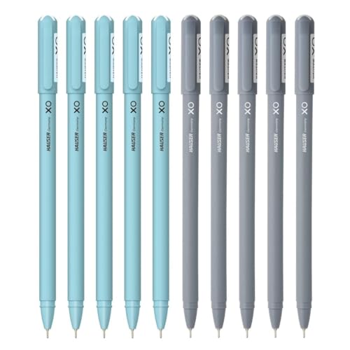 Image of Hauser Xo ball pen (5 blue + 5 black)