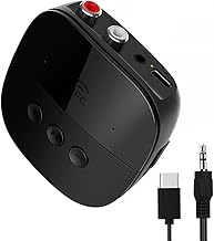 eppfun AK3056R Pro Bluetooth 5.2 Audio Receiver, NFC + USB Memory/MicroSD Card Support Music Playback 3.5mm AUX/RCA Bluetooth Receiver Support AAC/SBC for Wired Speaker or Home Streaming Music System