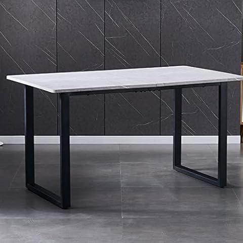 AINPECCA 150cm Marble Effect Dining Table Cover