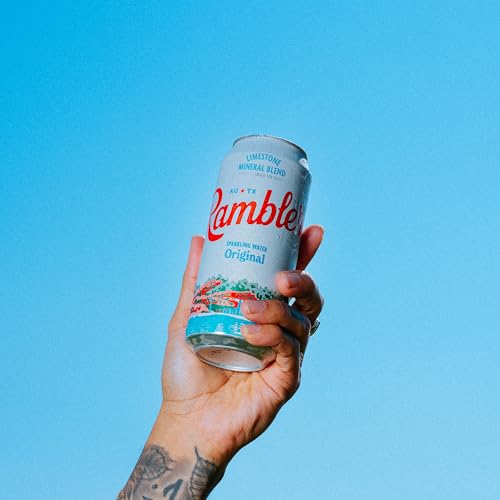 Image of AUTX RAMBLER Sparkling Water, Texas Limestone Mineral Blend, Original Natural Flavor, 16-Ounce Tallboy Cans, 12-Pack