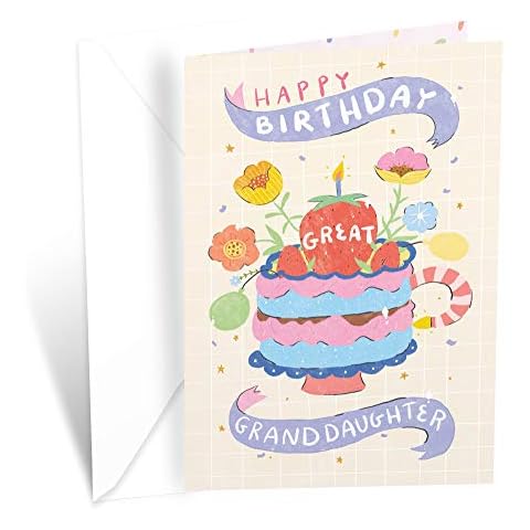 Birthday Card Great Granddaughter Cover