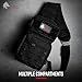 WOLF TACTICAL EDC Sling Bag - Concealed Carry Shoulder Bag for Range, Travel, Hiking, Outdoor Sports (Black)