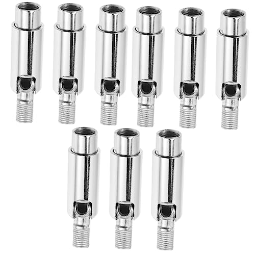 9 Pcs Steering Head Bathroom Ceiling Light Canopy for Chandeliers Light Socket Extender Light Bulb Extender Lamp Adapters Ceiling Lights Converters Sloped Ceiling Adapter