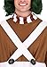 Rubies Willy Wonka and the Chocolate Factory: Oompa Loompa Costume for Adults, Men's Standard