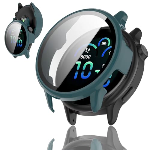 FINEEN garmin vivoactive 6 �P�[�X PC�f�� �����K���X�S�ʕی� �Ή� garmin vivoactive 6 ��p �ی�P�[�X �f�U�C���ȒP���t�� �ϏՌ��� �����ߗ� �w��h�~ for �r�{�A�N�e�B�u6 �J�o�[ ���{���Ɏq�� 