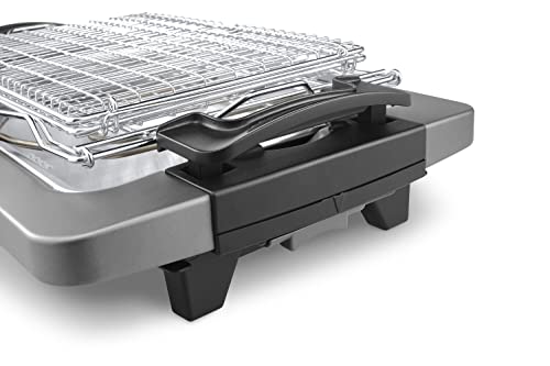 De'Longhi BQ80 Bq 80.X tafelgrill, kunststof, grijs - Afbeelding 6
