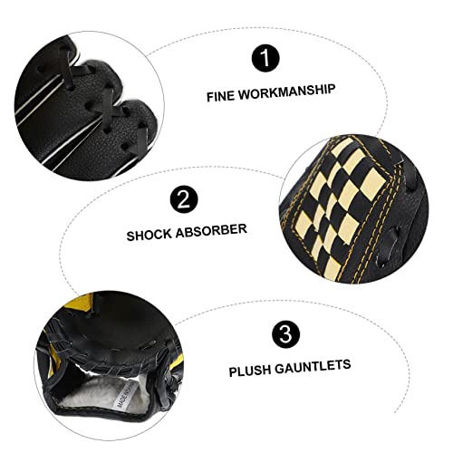 Unomor 1Pc Baseball Glove Toddler Baseball Glove Mittens For Toddlers Kids Baseball Glove Sports Fan Shop Hand Throw Softball Mitt Outfield Glove Baseball Accessories Glove For Baseball #TOP5