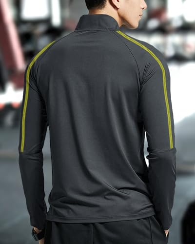 Image of Noble Monk Men's Active wear Regular Fit T Shirt |Full Sleeves |Casual T-Shirt for Men