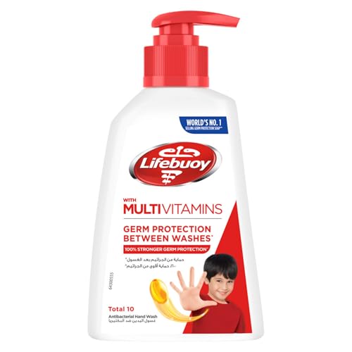 LIFEBUOY Hand Wash Total 10 for 100% stronger germ protection* in 10 seconds 180 ML