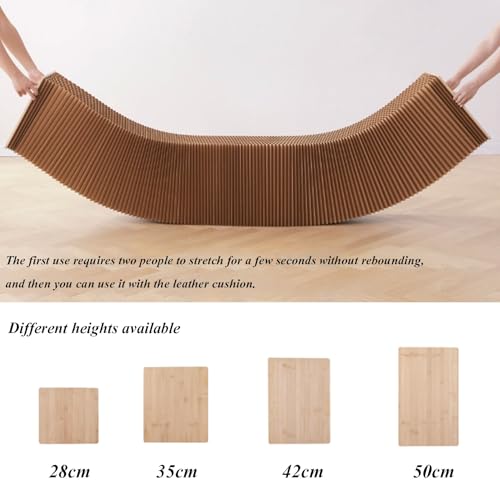 Tabouret d'orgue en papier marron pour libérer de l'espace chez soi - 8