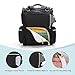 Baby Diaper Bag Backpack with Stroller Hooks, Pipi bear Multi-function Stylish Travel Diaper Back Pack for Mom and Dad, Baby Changing Bag, Maternity Nappy Bag for Boys and Girls, Large Capacity, Black