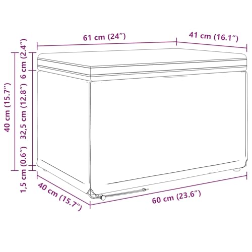 Tabouret bleu en tissu pour optimiser les petits espaces