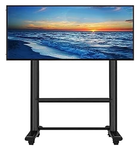 Soporte móvil para TV 55-90 pulgadas ajustable en altura miniatura 1
