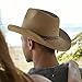 Livwellia Big Size 62Cm Cowboy Hat Foldable Summer Outdoor Beach Jazz Straw Hat Uv Sun Travel Fashion Sun Hat-Blacj-57-58Cm