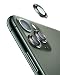 FilmHoo Camera Lens Screen Protector for iPhone 11 Pro(5.8) / Pro Max(6.5) Tempered Glass,High Definition Anti-Scratch/Dust/Water/Fog, Metal Ring Film - Midnight Green（Set of 3）